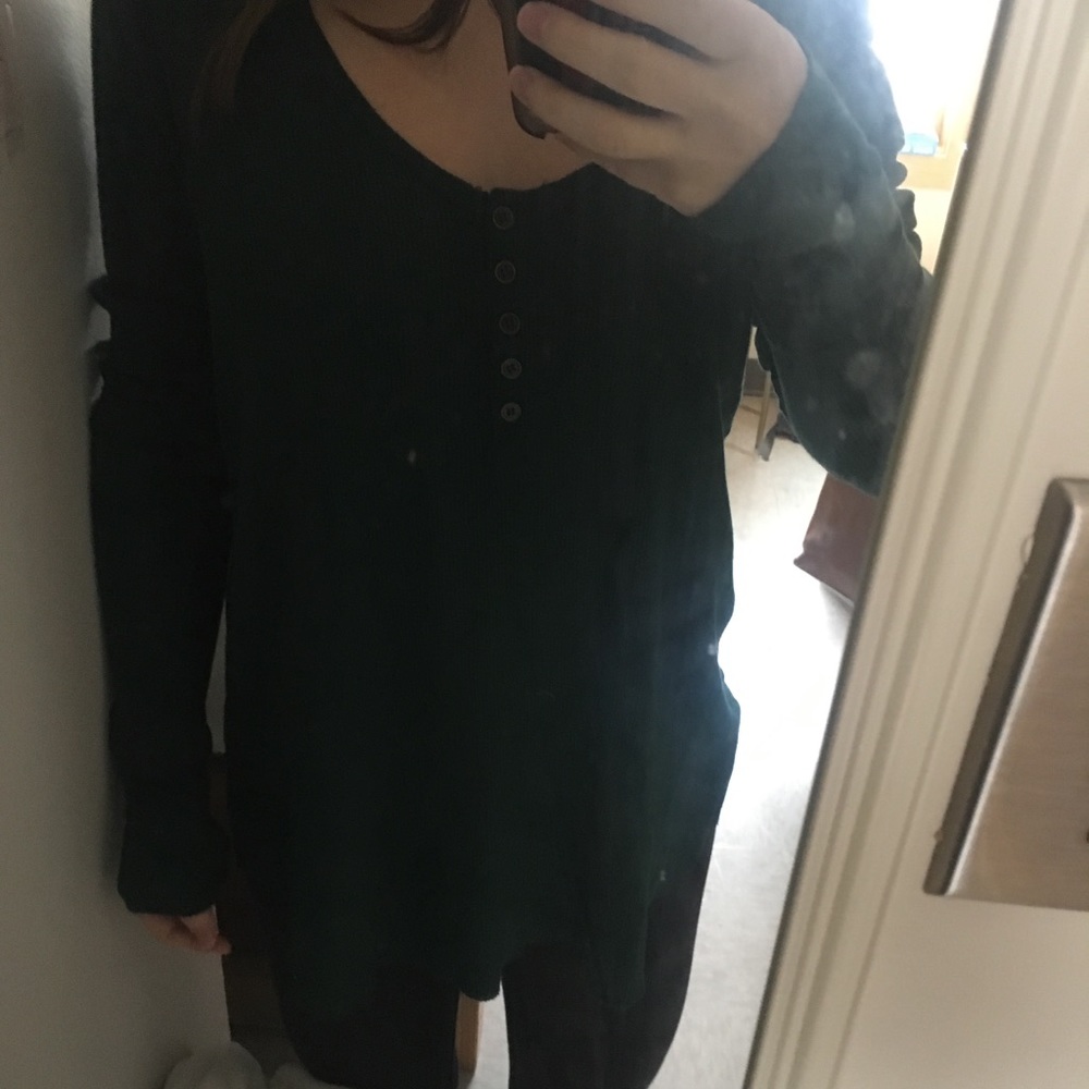 Green long sleeve thermal!